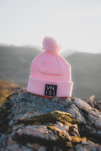 Pink PomPom Toque